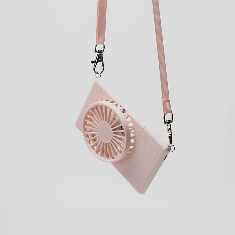 初夏外出新时尚，超轻无线风扇，仅70g！台式、挂脖儿都可