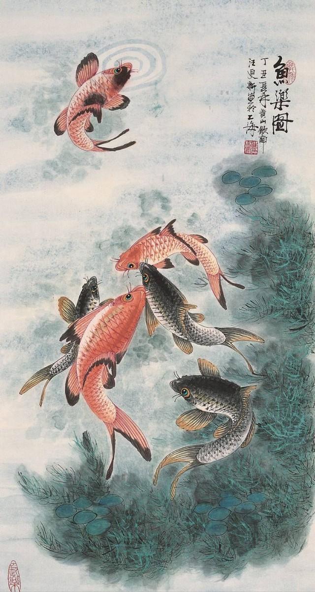 画坛“鱼虎双王”——他画鱼，鱼活；他画虎，虎威