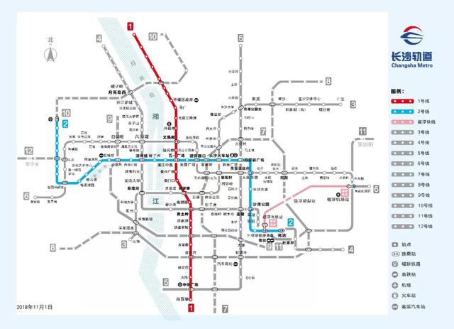 长沙地铁运营最新消息,长沙地铁开工新线