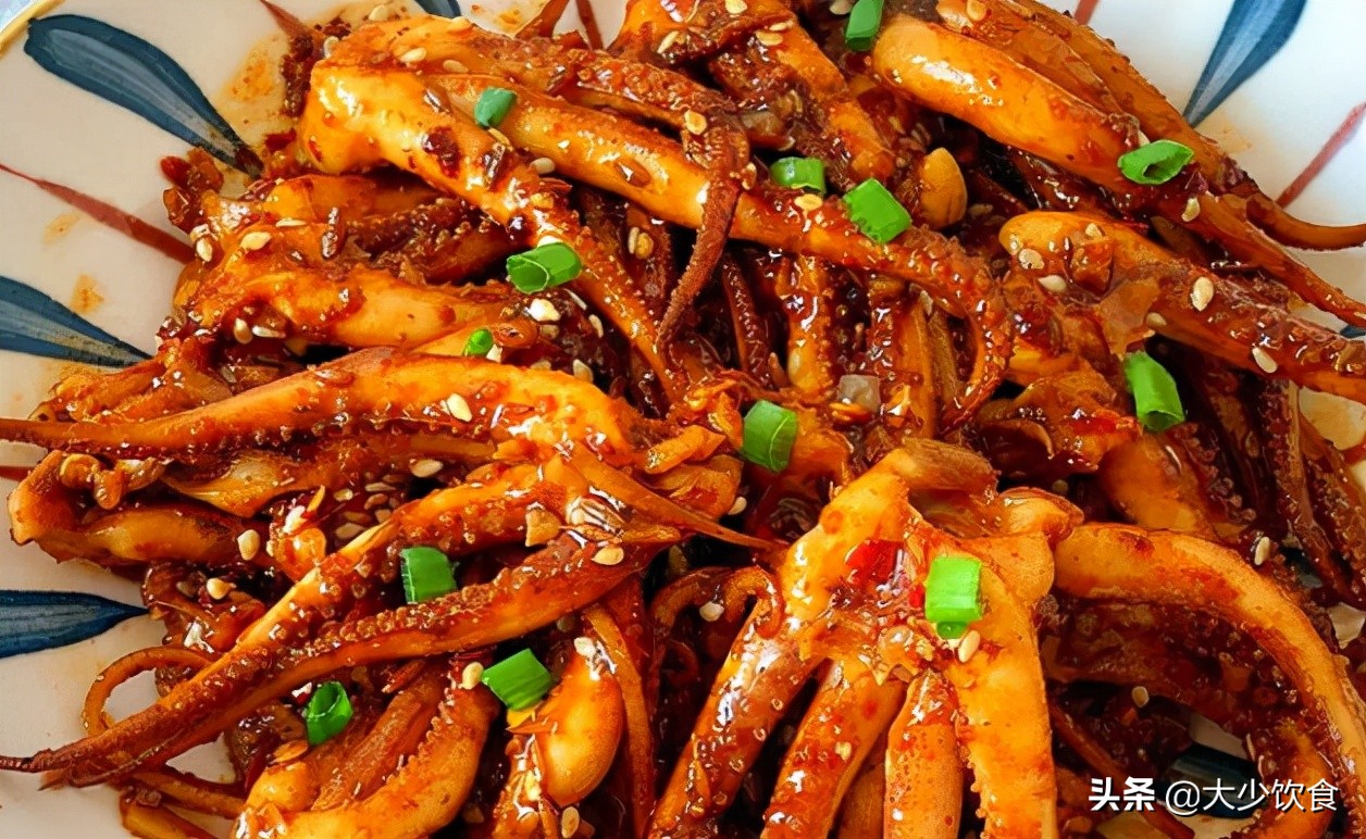 在家制作孜然鱿鱼,鱿鱼的制作方法孜然鱿鱼