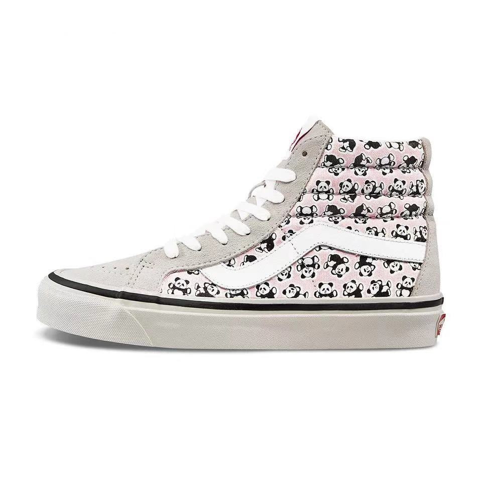 vans朋克熊猫,vans黑红熊猫