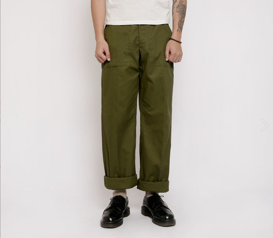 很酷的军装裤,合适学生党的军装裤