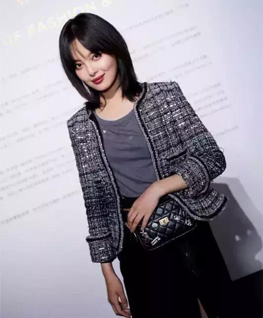 脸大合适辛芷蕾发型么,辛芷蕾中长锁骨发层次发型图片