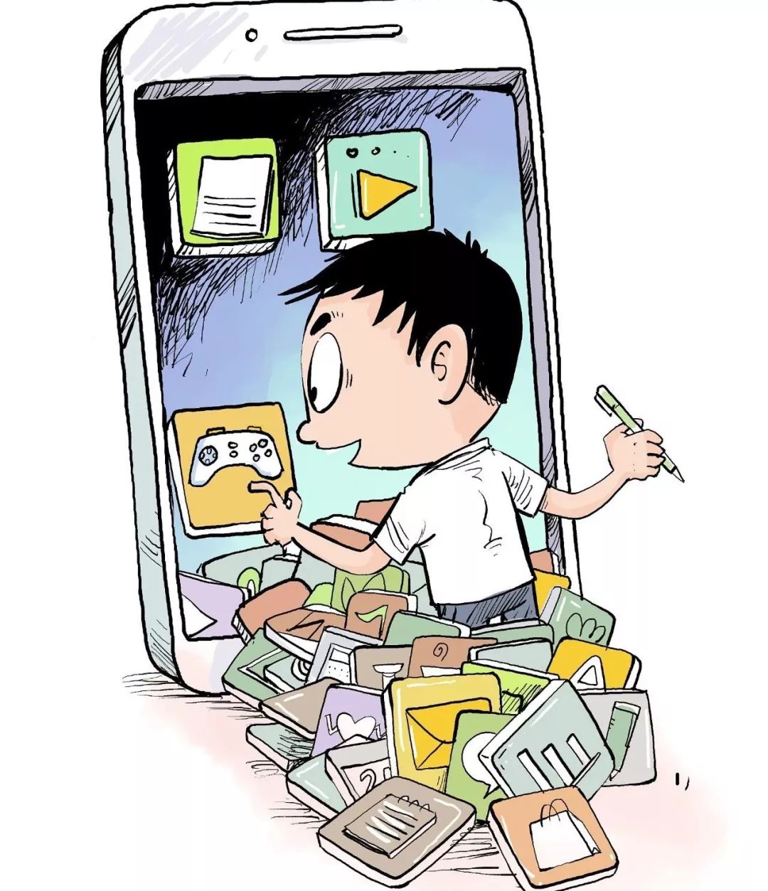 糟心！游戏多种多样文章低俗还有性暗示……这就是中小学生用的学习APP！