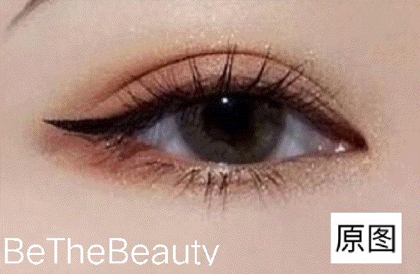 原来一个漂亮的眼妆能够这么简单,干净又能有效放大的完美眼妆