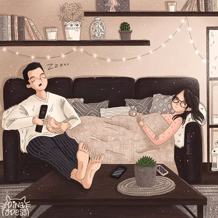 火爆ins，她画出了爱情最美的模样，甜哭！看完想恋爱……