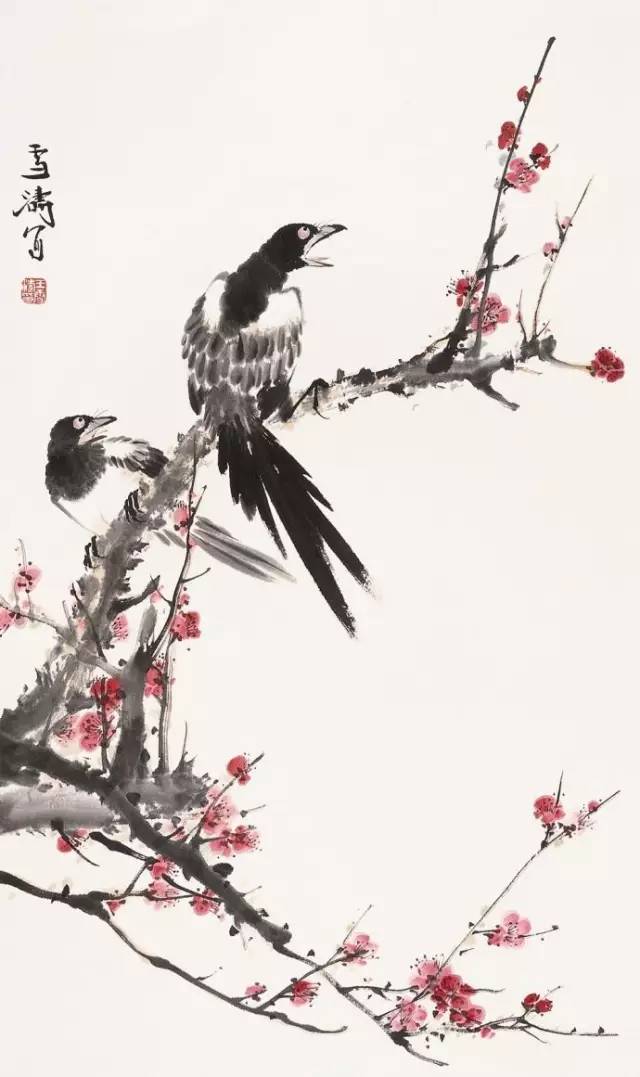 王雪涛梅花作品解析,王雪涛最美梅花