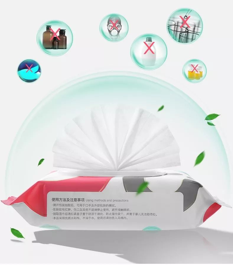 一箱用半年免洗湿巾,亲肤手口湿巾温和洁净独立大包装