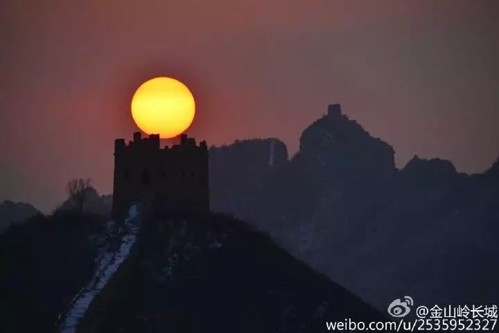 金山岭长城日出美景视频,金山岭长城元旦时看日出最佳地点