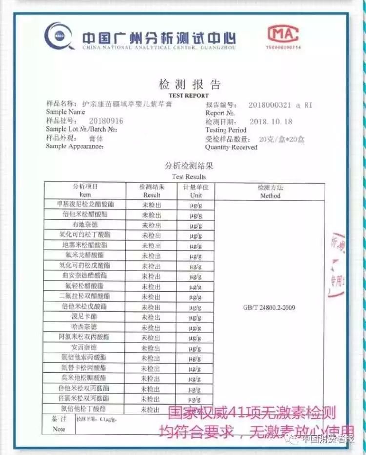 愤怒！多款热销的“宝宝霜”添加激素调查发现……
