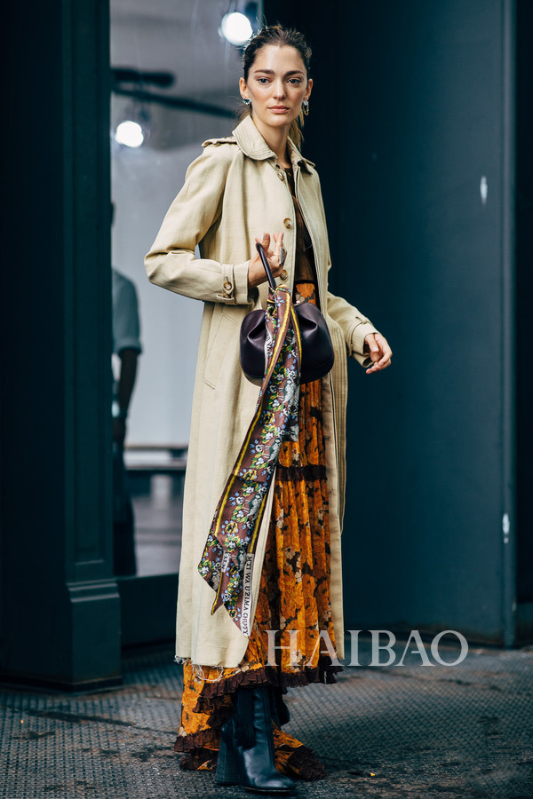 风衣正确穿搭,一件风衣怎么搭出3种不同风格