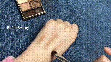 ins日杂清透眼妆合适居家的小仙女,教你两分钟就能搞定的眼妆画法
