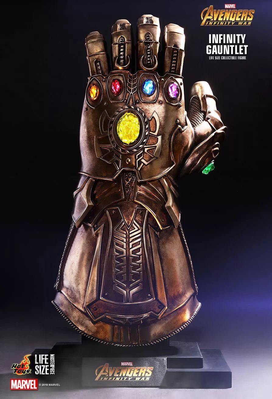 hottoys灭霸无限手套1:4,灭霸的无限手套开箱视频