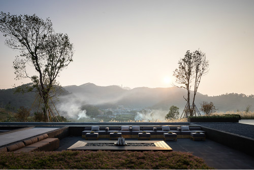 伶居设计｜保利云上西棠，一处村落售楼处设计