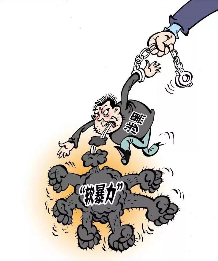 扫黑除恶|贴报喷字，堵门阻工，这些竟然都是“软*力暴**”！