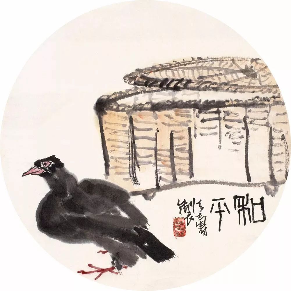 潘天寿诗意小品30幅情趣盎然,潘天寿仕女图