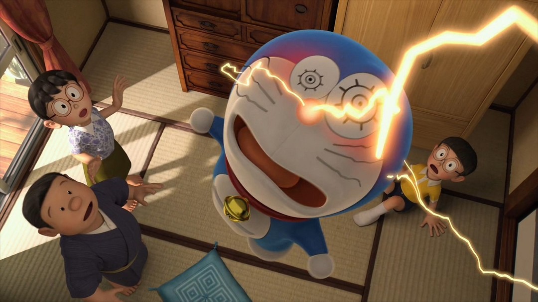 新版哆啦a梦大雄的月球探险记,哆啦a梦新番大雄的远古漂流记