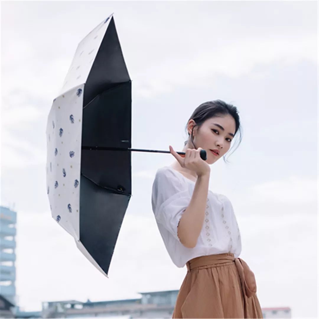日本变态雨伞图案,防紫外线太阳伞小巧便携颜值
