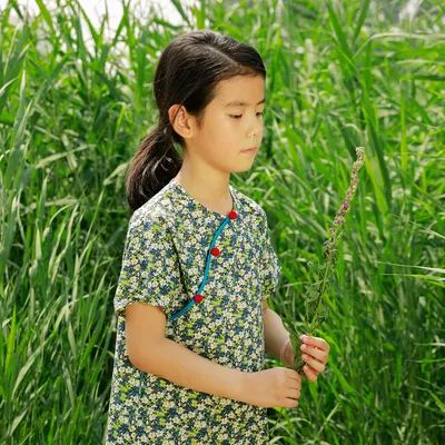 夏季改良中国风童装,改良版中式童装
