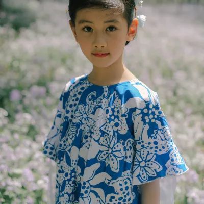 夏季改良中国风童装,改良版中式童装