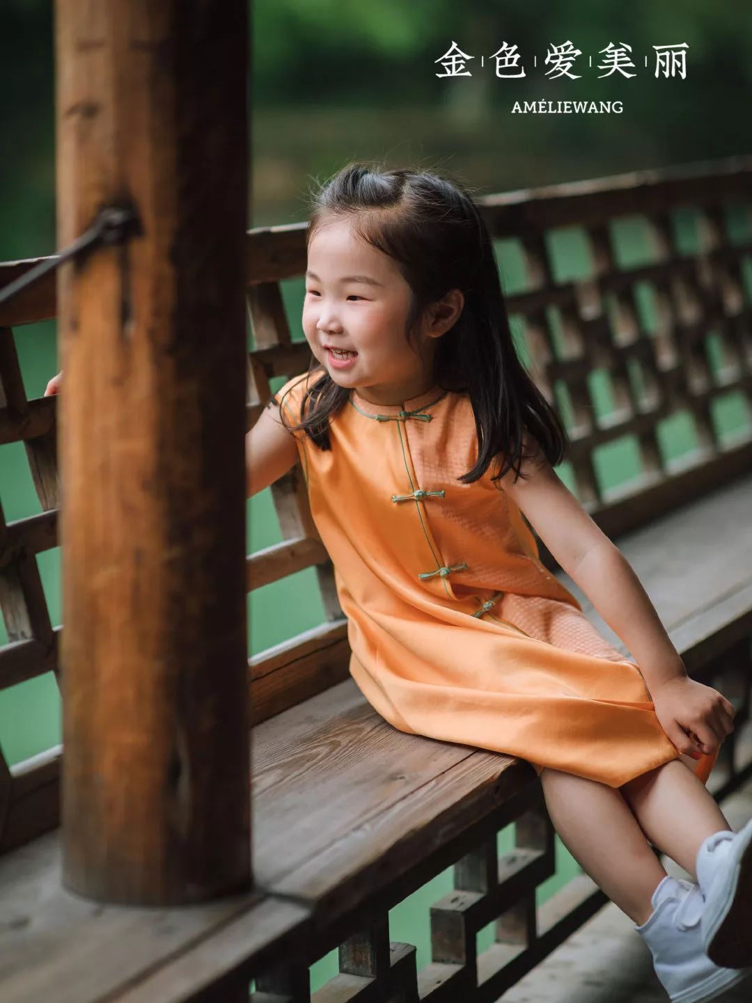 夏季改良中国风童装,改良版中式童装