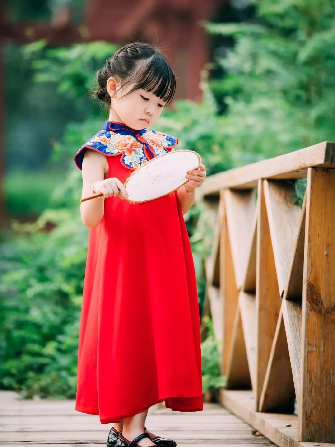 夏季改良中国风童装,改良版中式童装