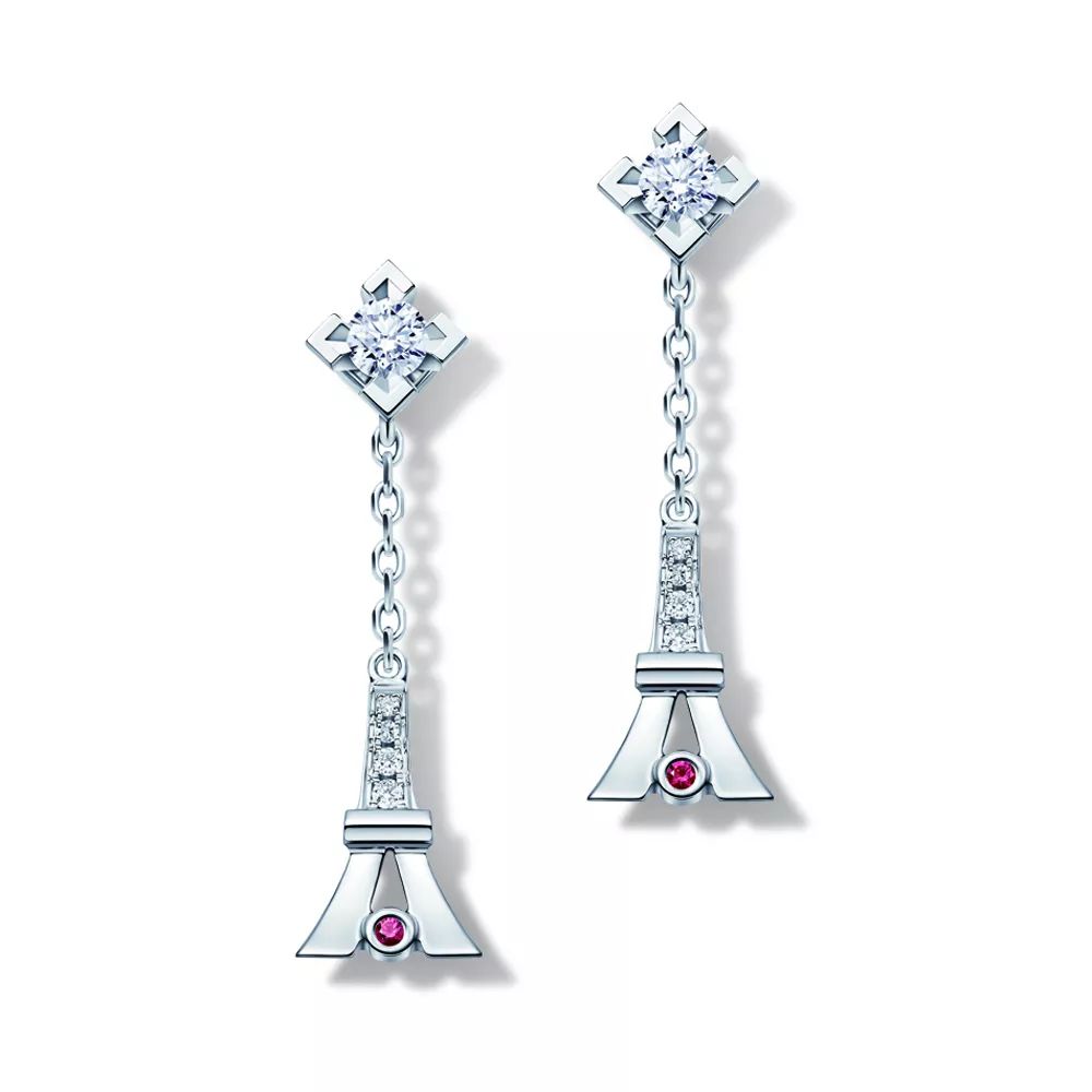 吴宣仪同款耳饰,吴宣仪亮晶晶的耳麦