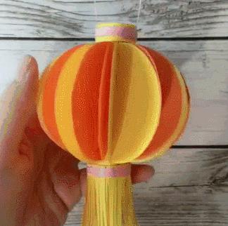 元宵节灯笼手工制作教程视频,6-12岁少儿元宵节手工超大灯笼