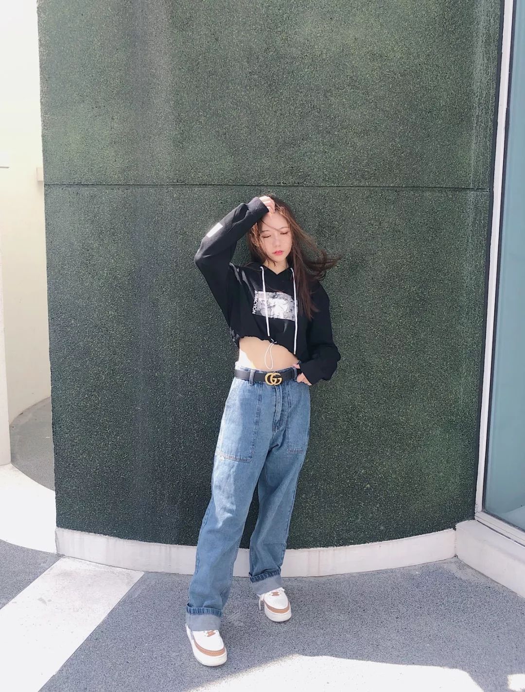 秋日牛仔的日常穿搭,初秋牛仔连衣裙搭配