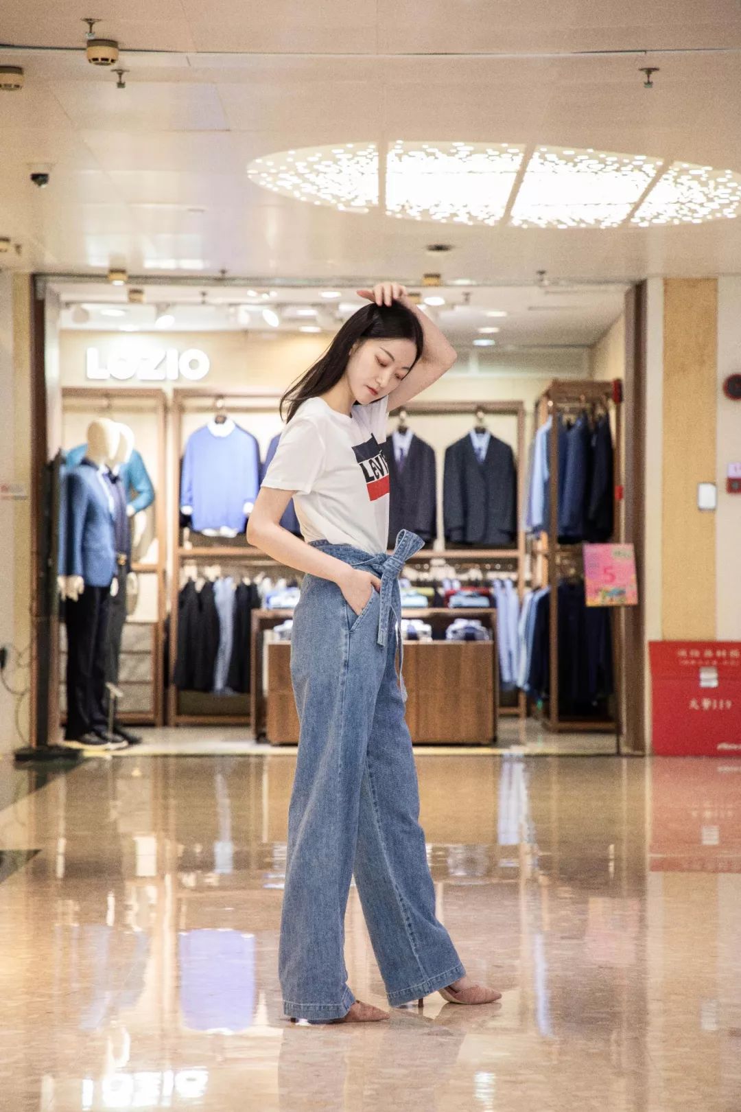 男显瘦显高修身弹力牛仔裤,加绒牛仔裤女款高腰显高显瘦直筒