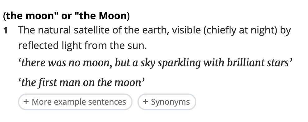 “月亮”的英语竟然不是“moon”！丨达人分享