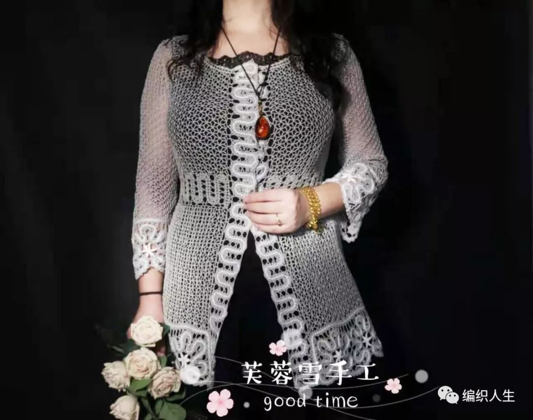 钩一件完全的开衫毛衣视频,比利时开衫