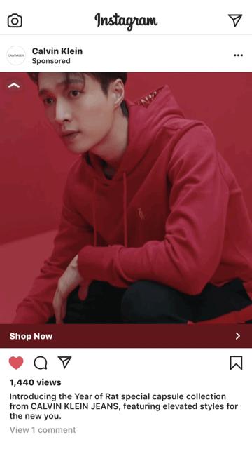 valentino首位全球代言人张艺兴,calvinklein张艺兴广告图