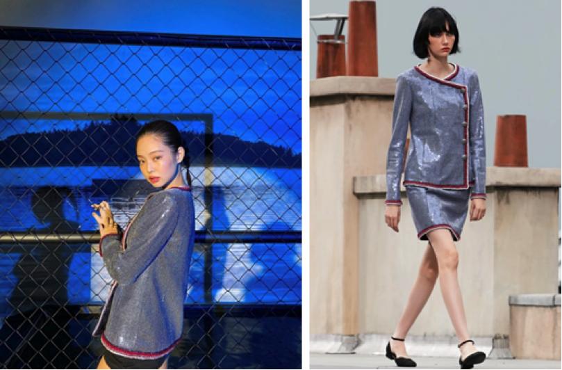 blackpinkjennie风格写真,巴黎blackpinkjennie衣服