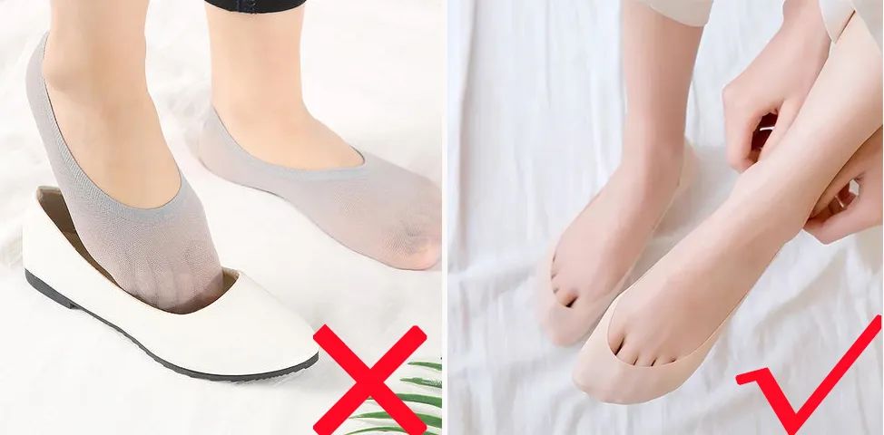 隐形船袜防滑防掉超浅口全棉,合适脚小穿的隐形船袜