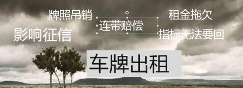 深圳车牌能够租赁吗 (深圳个人车牌如何出租)