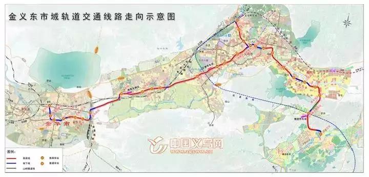 义乌轻轨规划2025,义乌轻轨最新建设进展