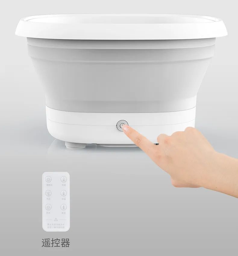 能够加热带按摩的洗脚盆,全自动折叠按摩洗脚盆