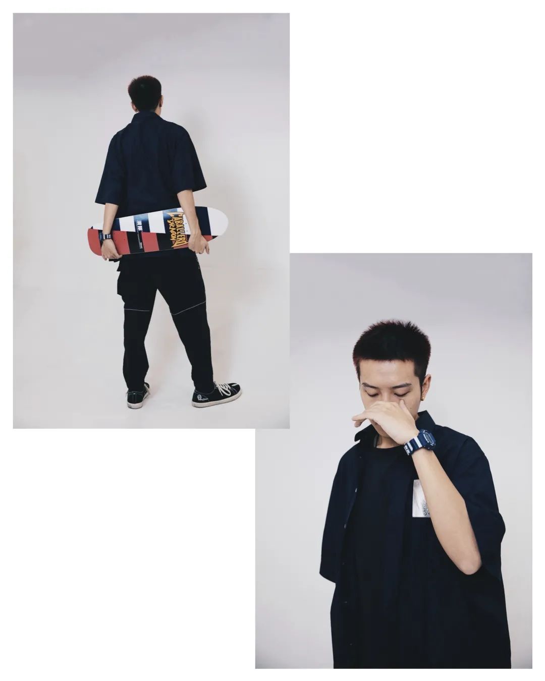 卡西欧subcrew联名小方块,卡西欧联名subcrew