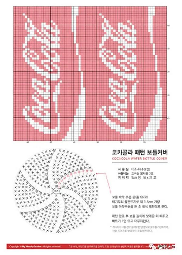 卡通毛线杯套教程,手工编织毛线杯套漂亮简单又实用