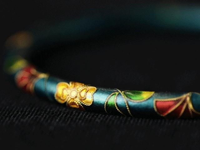 掐丝珐琅彩非遗,珐琅彩掐丝描金