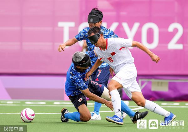 残奥会中国盲人足球进决赛,在黑暗中飞翔