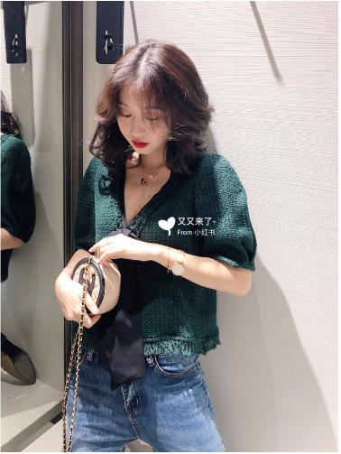 zara小香风粉色外套新款,zara纹理小香风