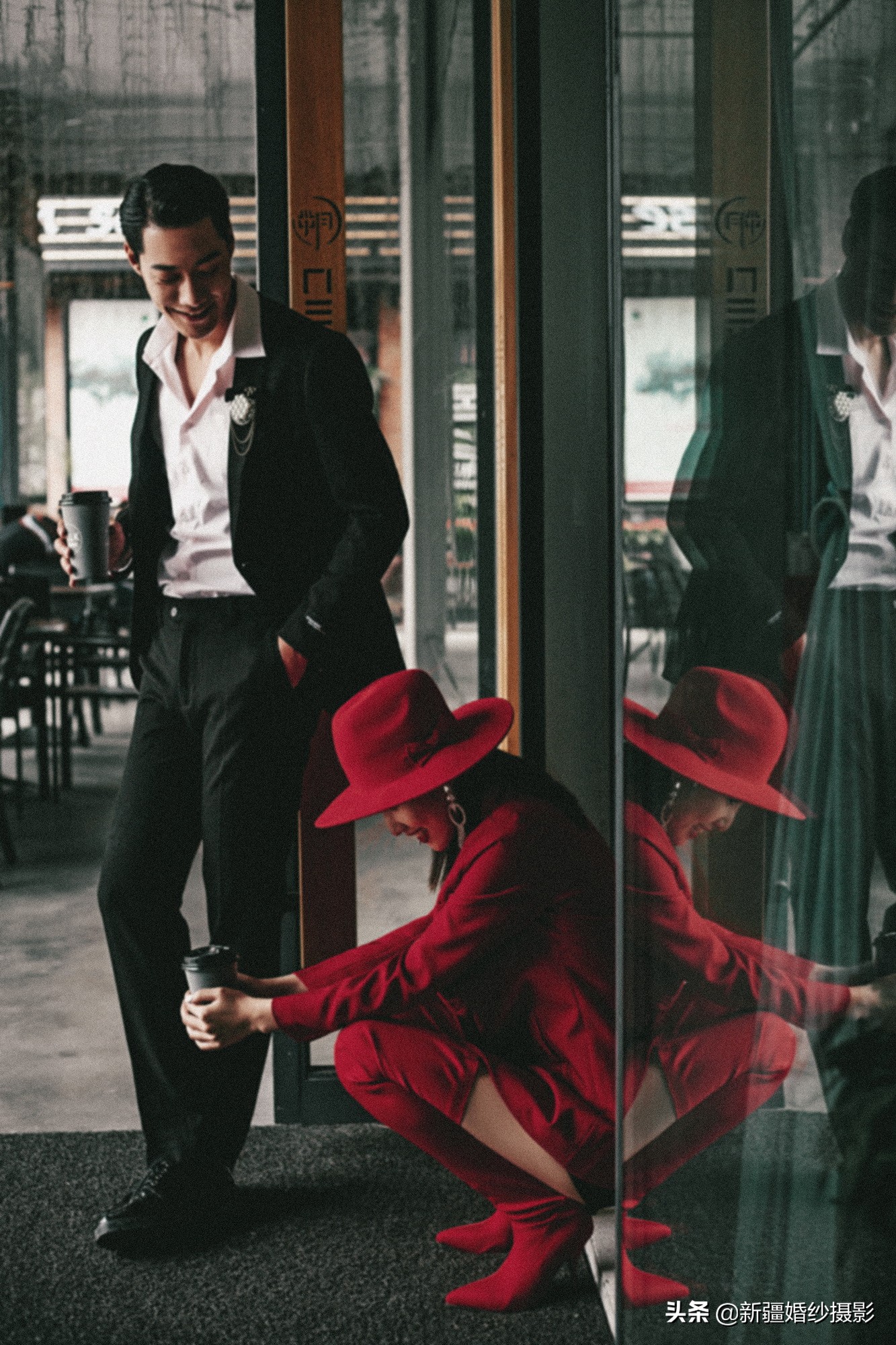 可盐可甜婚纱写真,可咸可甜的婚纱照图片