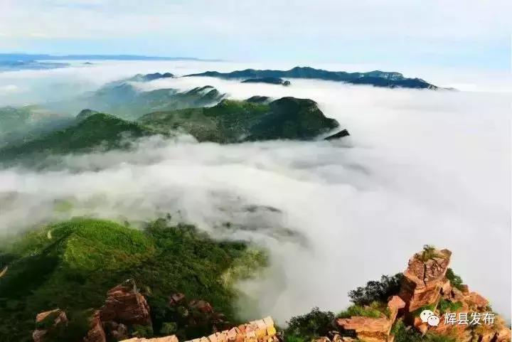 我能想到最美的地方，就是和你牵手走遍辉县的山山水水