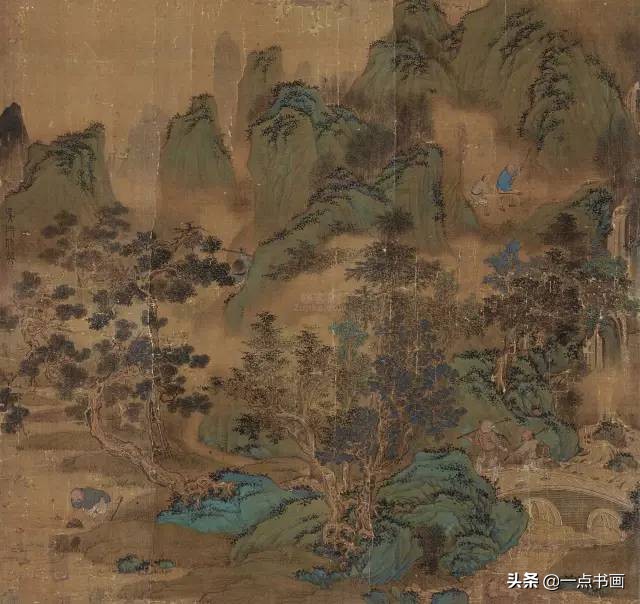 明仇英拍卖60亿的作品,明仇英桃源仙境图临摹