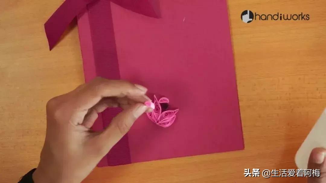 衍纸做教师节贺卡,用衍纸做教师节贺卡纯手工