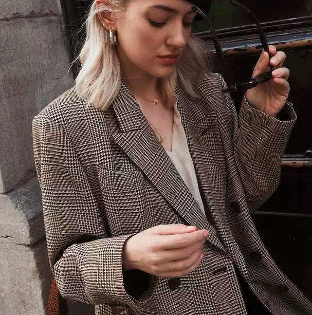 冬季西装外套女小个子,小个子怎么也能够穿xl的西装外套