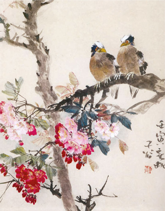 柳子谷花鸟画作品大全图文,柳子谷花鸟作品大全