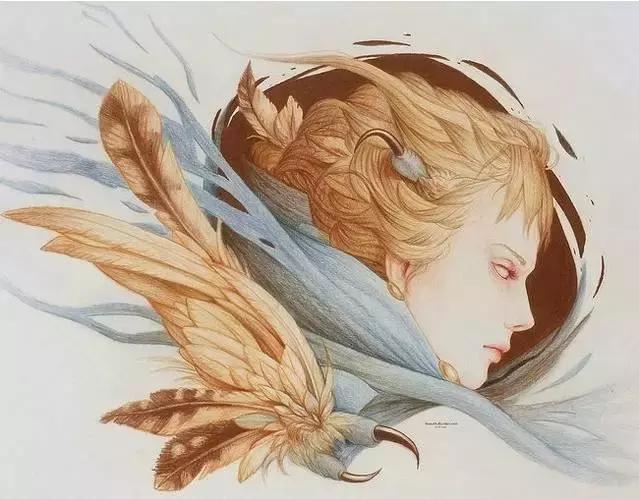 动漫手绘教程水溶彩铅上色技法,彩铅动物毛发技法绘画教程视频